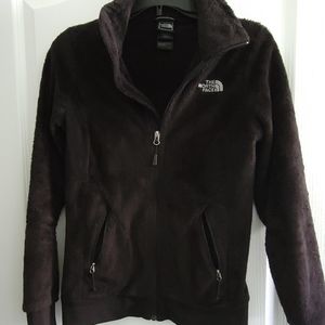 The Northface Fleece Zipup Jacket - Black, XS